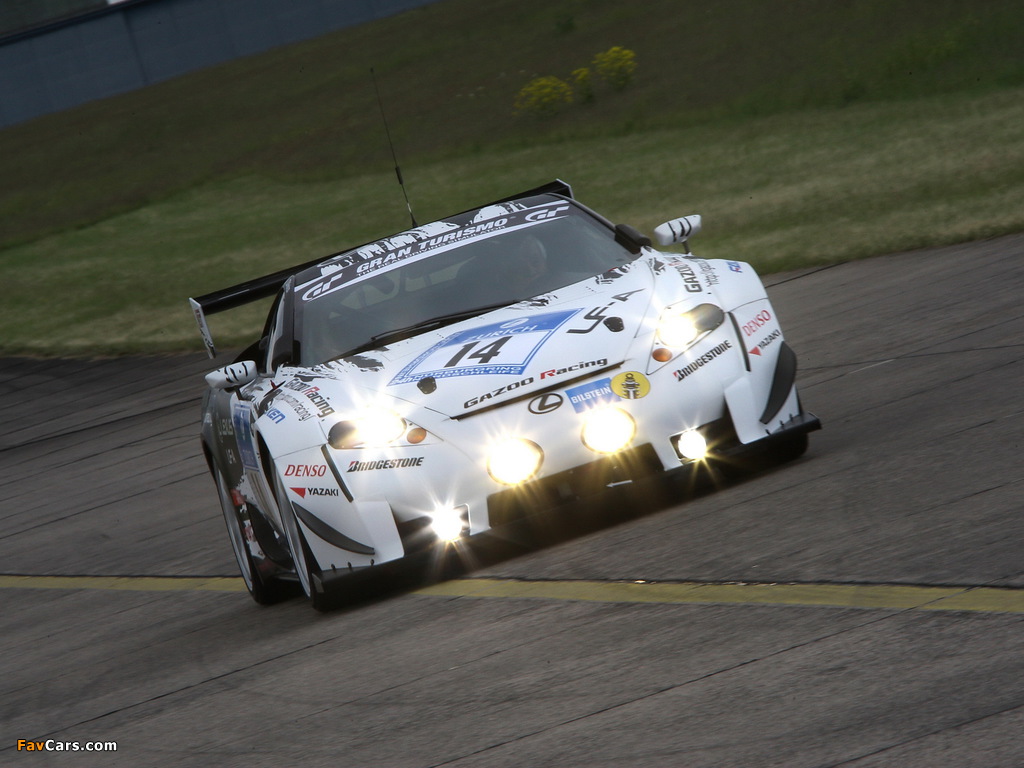 GAZOO Racing Lexus LF-A 24-hour Nürburgring 2009–12 photos (1024 x 768)