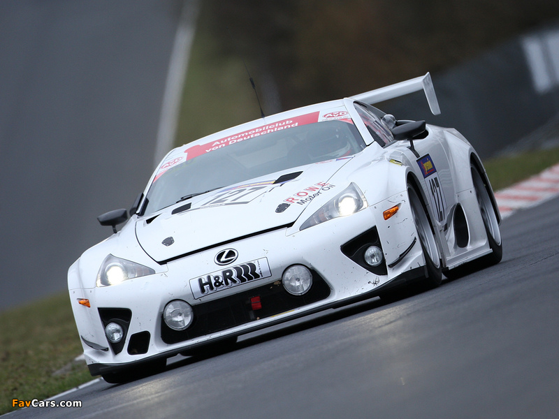 GAZOO Racing Lexus LF-A 24-hour Nürburgring 2009–12 pictures (800 x 600)