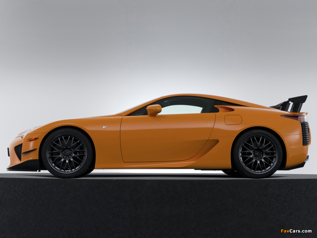 Lexus LFA Nürburgring Performance Package 2010–12 photos (1024 x 768)