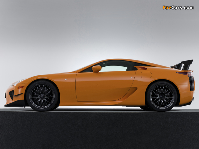 Lexus LFA Nürburgring Performance Package 2010–12 photos (640 x 480)