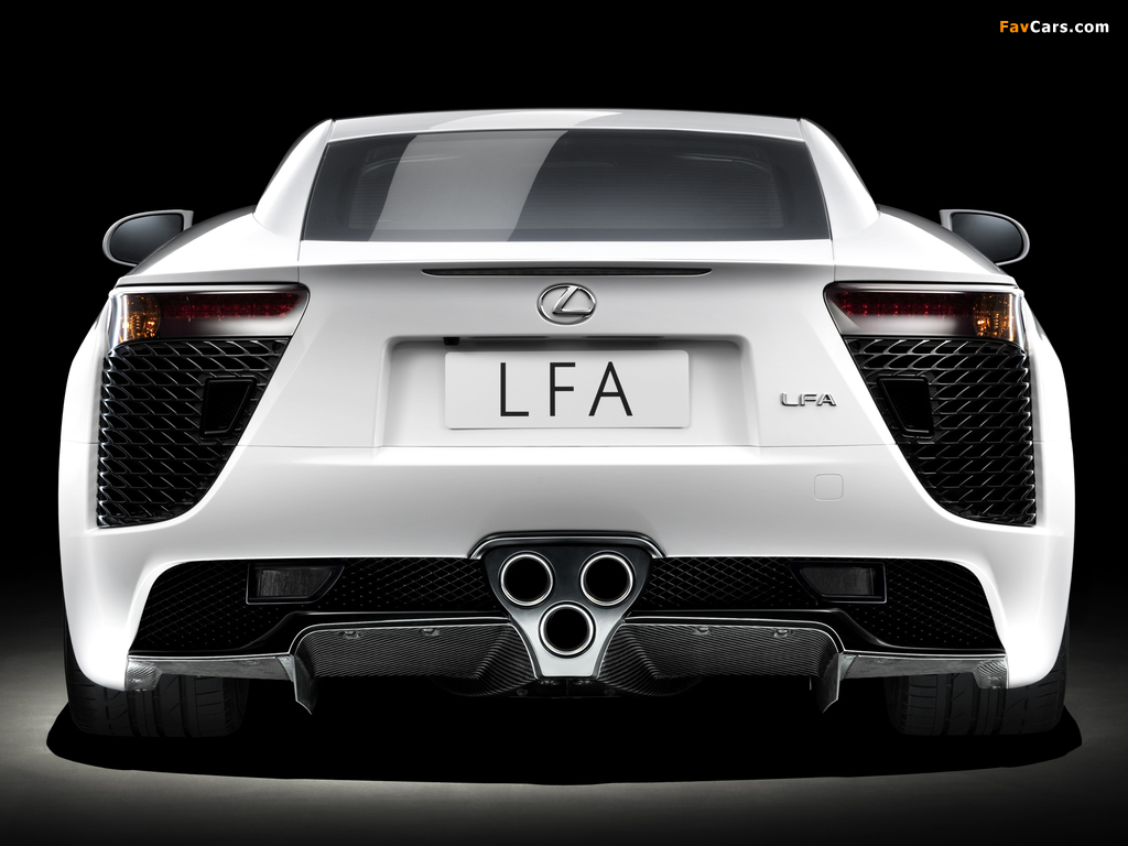 Lexus LFA 2010–12 pictures (1024 x 768)
