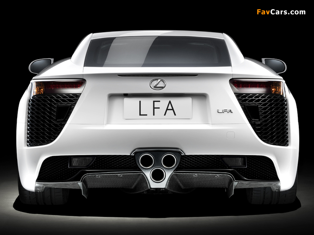 Lexus LFA 2010–12 pictures (640 x 480)