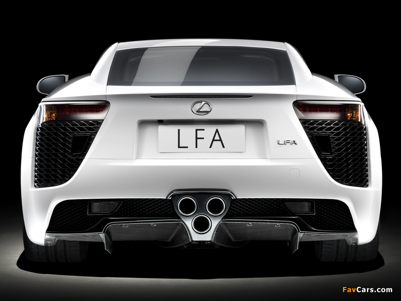 Lexus LFA 2010–12 pictures (800 x 600)