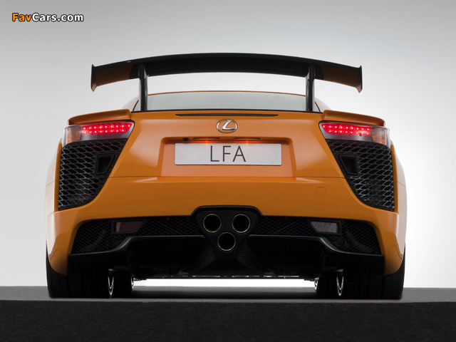 Lexus LFA Nürburgring Performance Package 2010–12 pictures (640 x 480)