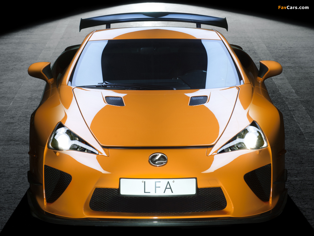 Lexus LFA Nürburgring Performance Package 2010–12 pictures (1024 x 768)