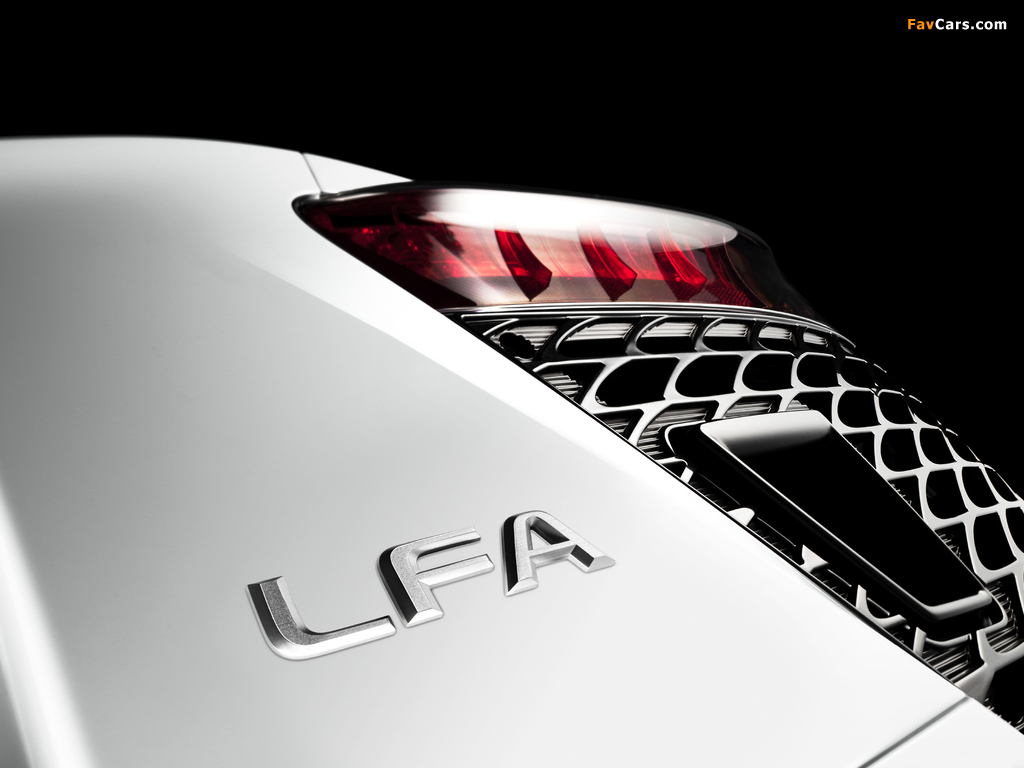 Lexus LFA 2010–2012 wallpapers (1024 x 768)