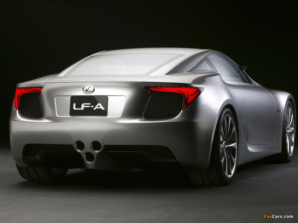 Lexus LF-A Sports Car Concept 2007 photos (1024 x 768)