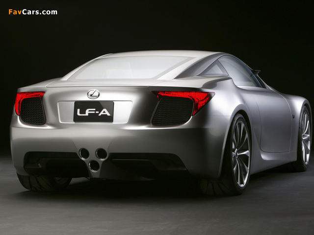 Lexus LF-A Sports Car Concept 2007 photos (640 x 480)