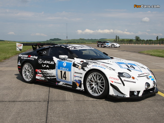Pictures of GAZOO Racing Lexus LF-A 24-hour Nürburgring 2009–12 (640 x 480)