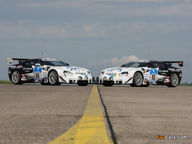 Pictures of GAZOO Racing Lexus LF-A 24-hour Nürburgring 2009–12 (640 x 480)