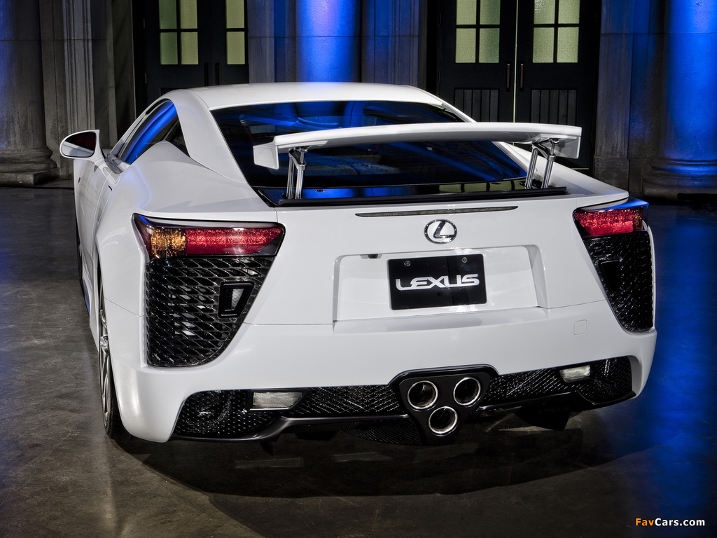 Pictures of Lexus LFA 2010–12 (1024 x 768)