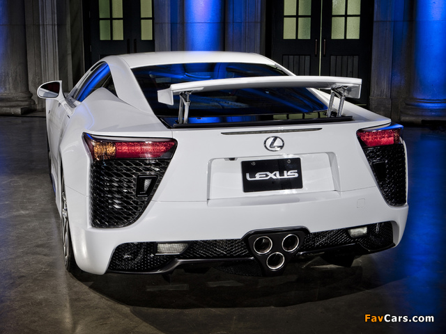 Pictures of Lexus LFA 2010–12 (640 x 480)