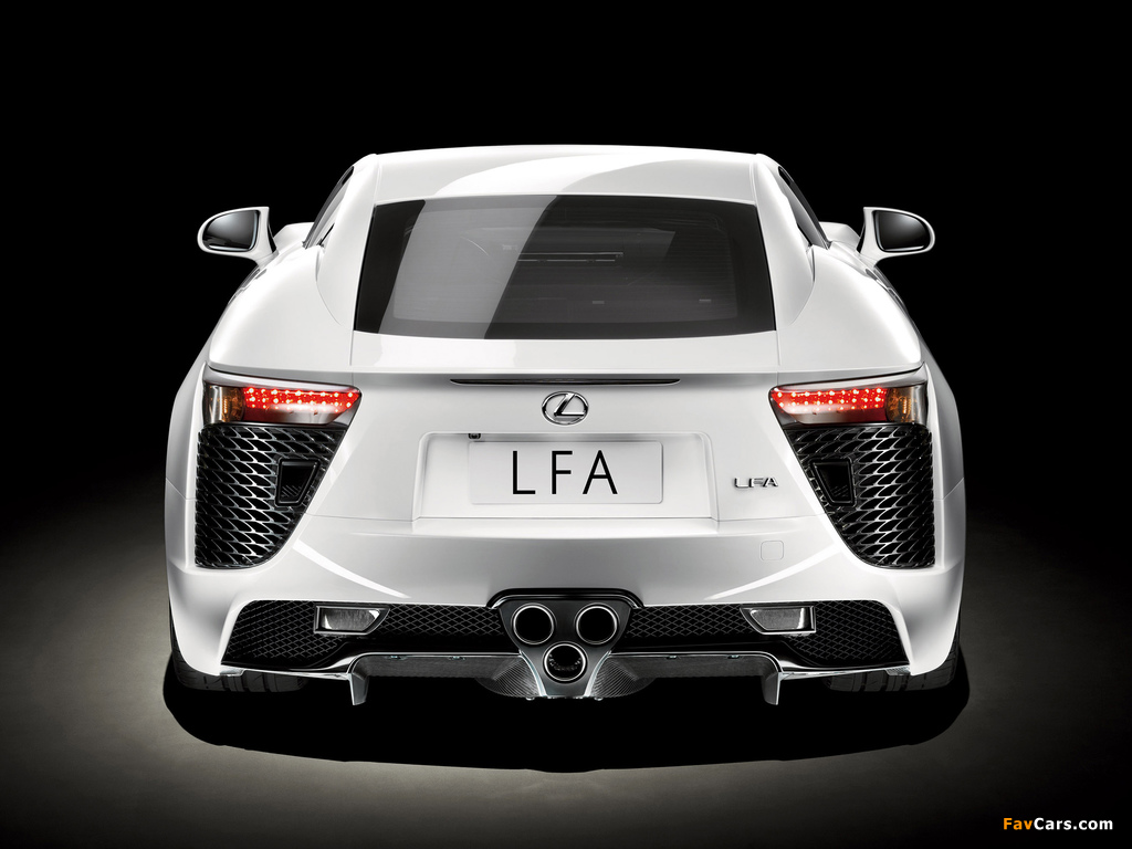 Lexus LFA 2010–12 wallpapers (1024 x 768)