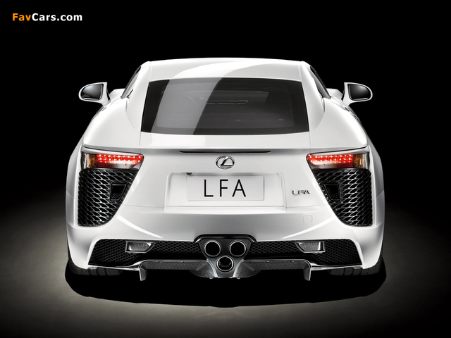 Lexus LFA 2010–12 wallpapers (640 x 480)