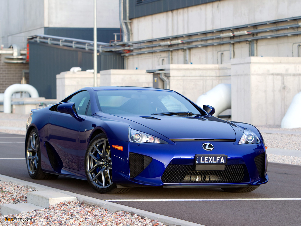 Lexus LFA AU-spec 2011–12 wallpapers (1024 x 768)