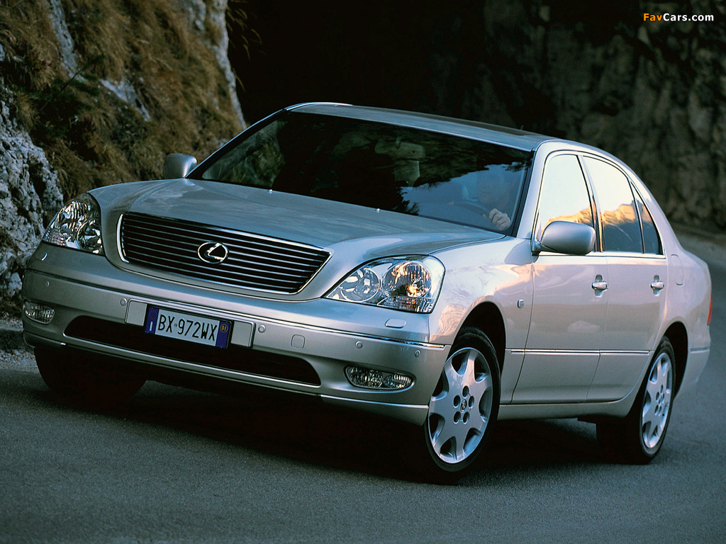 Images of Lexus LS 430 EU-spec (UCF30) 2000–03 (1024 x 768)