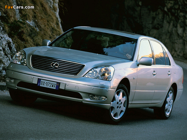 Images of Lexus LS 430 EU-spec (UCF30) 2000–03 (640 x 480)