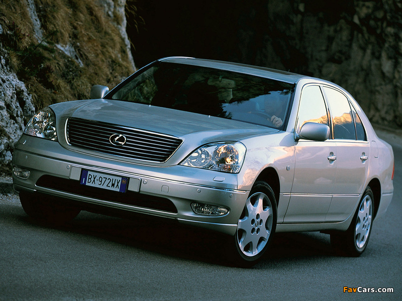 Images of Lexus LS 430 EU-spec (UCF30) 2000–03 (800 x 600)