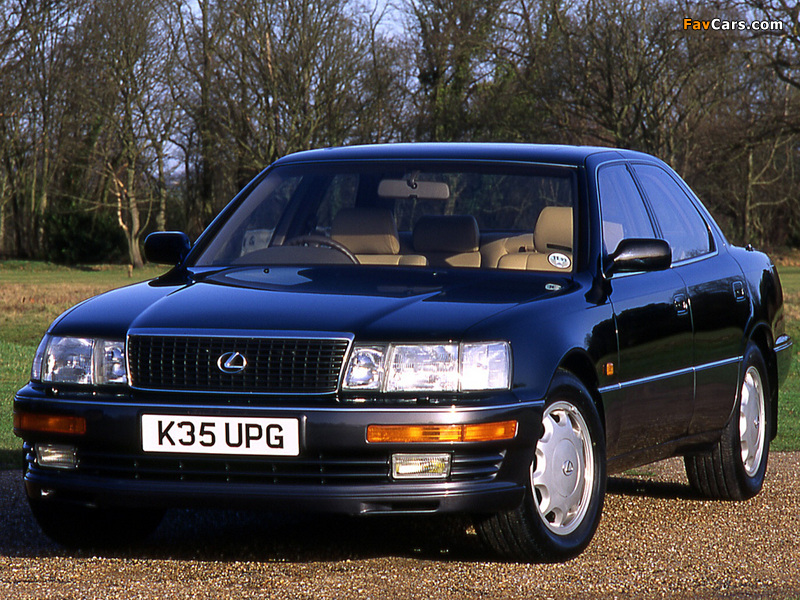 Lexus LS 400 UK-spec (UCF10) 1990–94 photos (800 x 600)