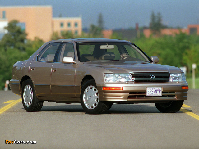 Lexus LS 400 US-spec (UCF20) 1995–97 photos (640 x 480)