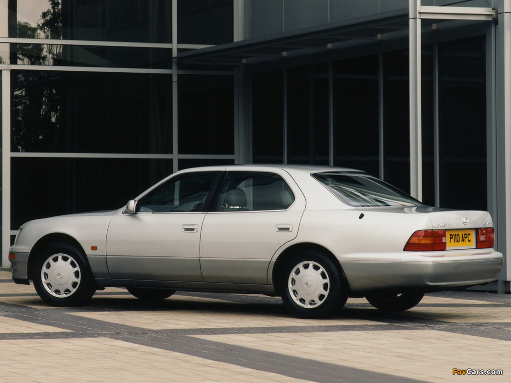 Lexus LS 400 UK-spec (UCF20) 1997–2000 photos (1024 x 768)