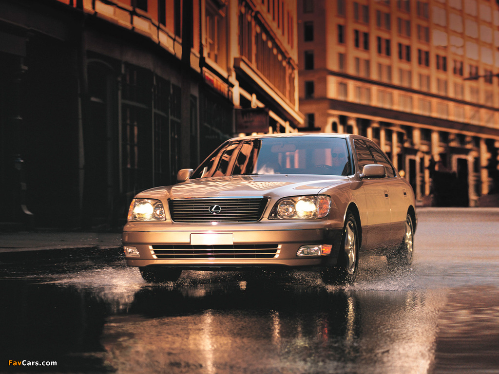 Lexus LS 400 US-spec (UCF20) 1997–2000 pictures (1024 x 768)
