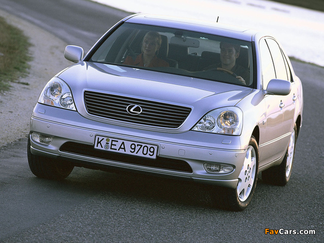 Lexus LS 430 EU-spec (UCF30) 2000–03 images (640 x 480)