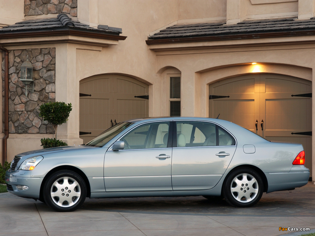 Lexus LS 430 US-spec (UCF30) 2000–03 photos (1024 x 768)