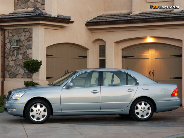 Lexus LS 430 US-spec (UCF30) 2000–03 photos (640 x 480)