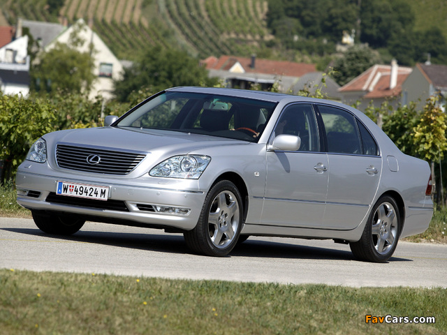Lexus LS 430 EU-spec (UCF30) 2003–06 images (640 x 480)