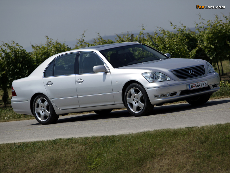 Lexus LS 430 EU-spec (UCF30) 2003–06 photos (800 x 600)