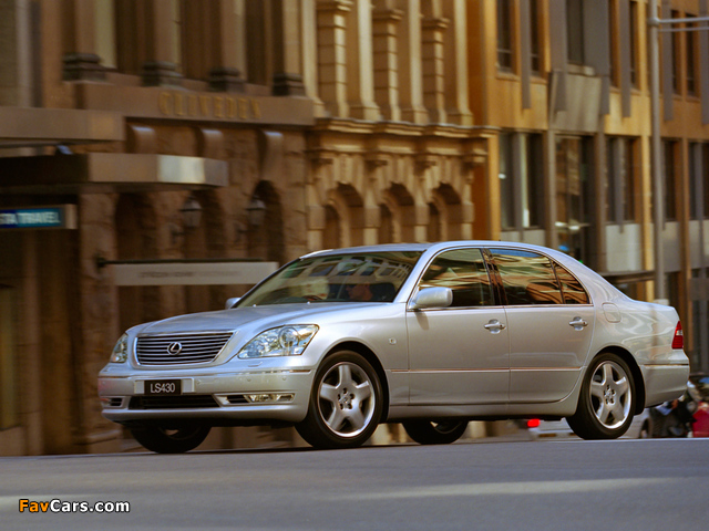 Lexus LS 430 AU-spec (UCF30) 2003–06 photos (640 x 480)