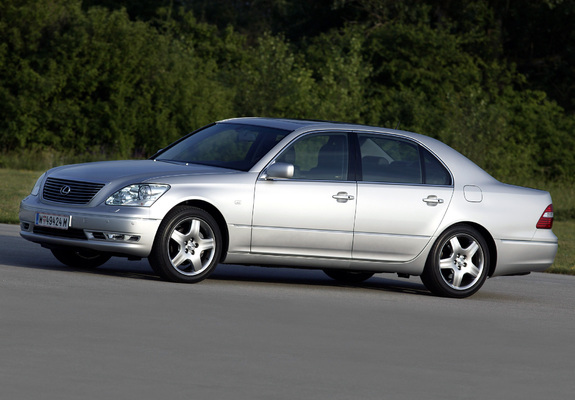 Lexus LS 430 EU-spec (UCF30) 2003–06 pictures