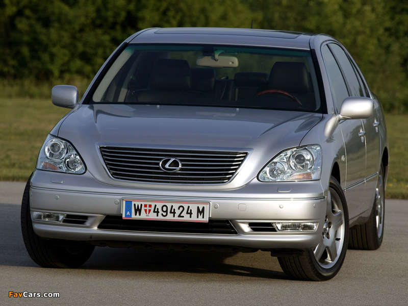 Lexus LS 430 EU-spec (UCF30) 2003–06 pictures (800 x 600)