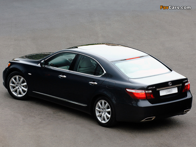 Lexus LS 460 ZA-spec (USF40) 2006–09 images (640 x 480)