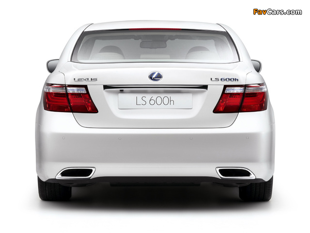 Lexus LS 600h EU-spec (UVF45) 2007–09 wallpapers (640 x 480)