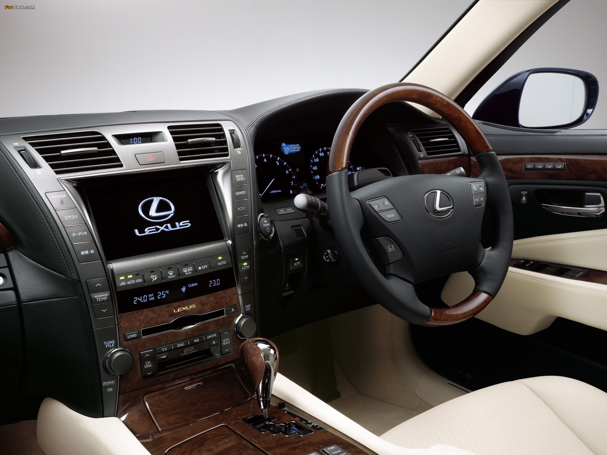 Lexus LS 600h L JP-spec (UVF45) 2007–09 wallpapers (2048 x 1536)