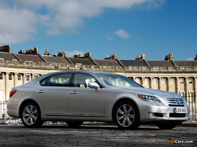 Lexus LS 600h L UK-spec (UVF45) 2009–12 wallpapers (800 x 600)