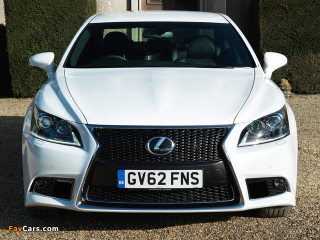 Lexus LS 460 F-Sport UK-spec 2012 wallpapers (640 x 480)