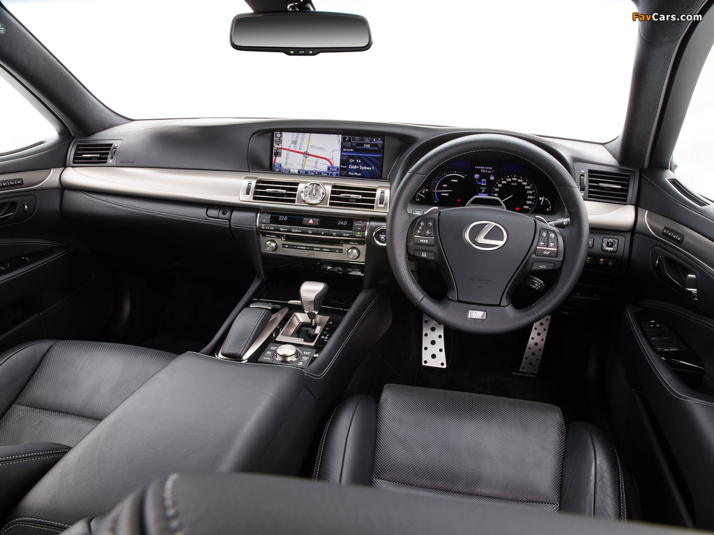 Lexus LS 600h F-Sport AU-spec 2013 pictures (1024 x 768)