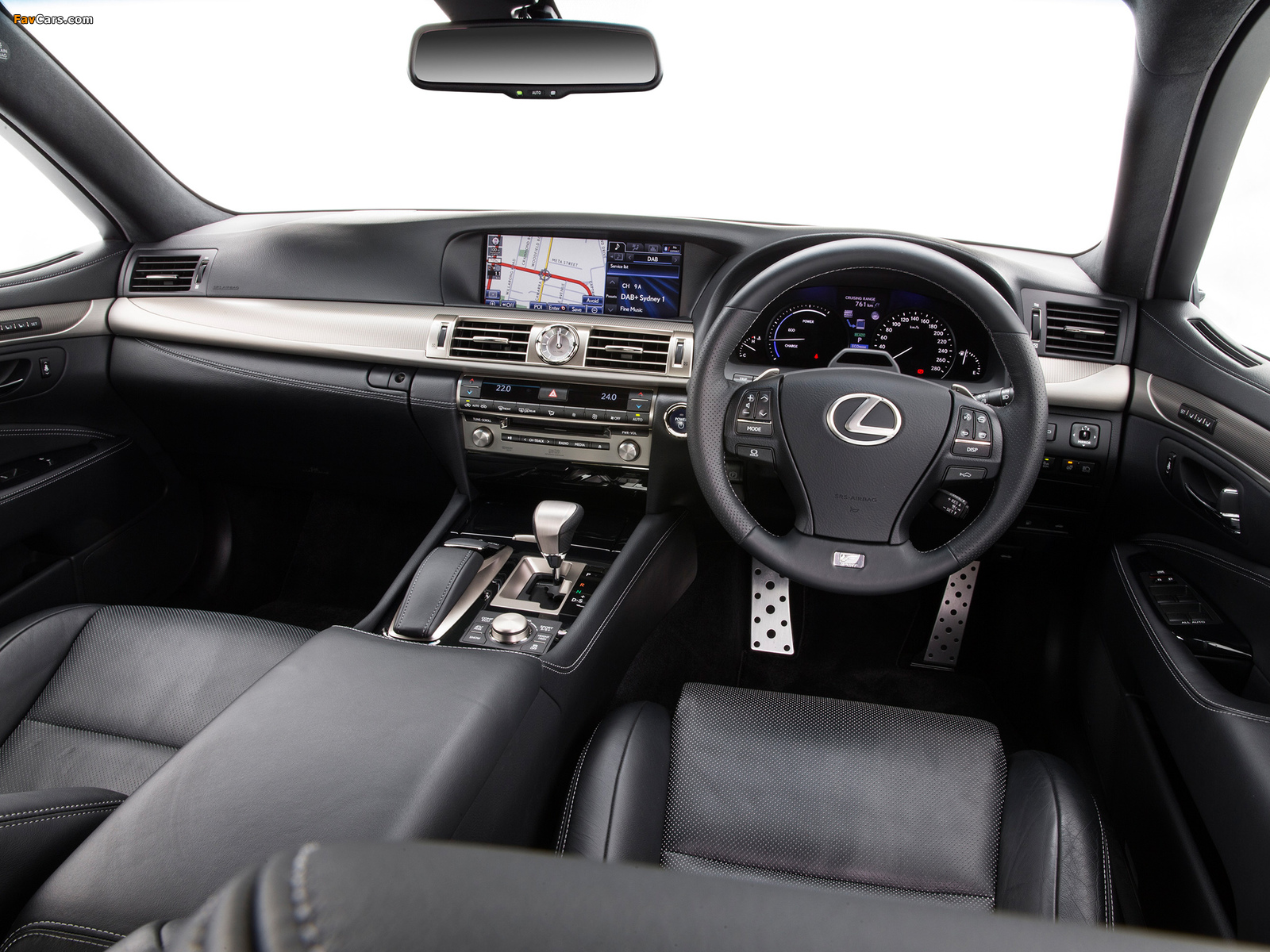 Lexus LS 600h F-Sport AU-spec 2013 pictures (1600 x 1200)