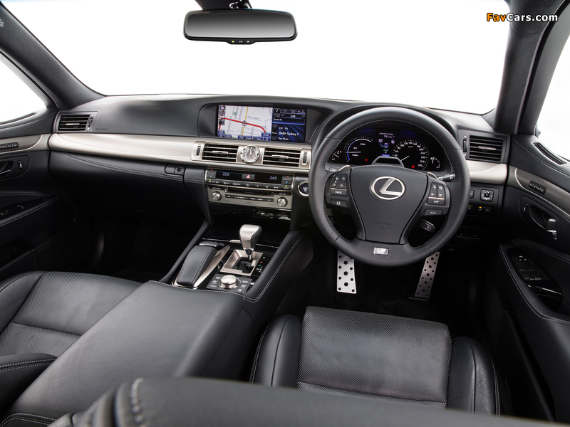 Lexus LS 600h F-Sport AU-spec 2013 pictures (800 x 600)