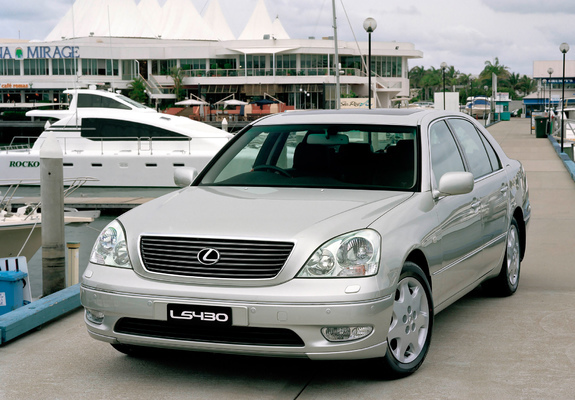 Photos of Lexus LS 430 AU-spec (UCF30) 2000–03