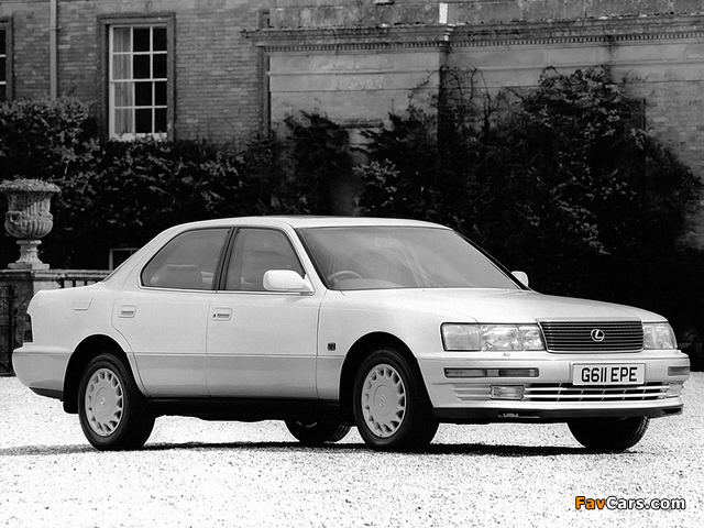 Pictures of Lexus LS 400 UK-spec (UCF10) 1990–94 (640 x 480)