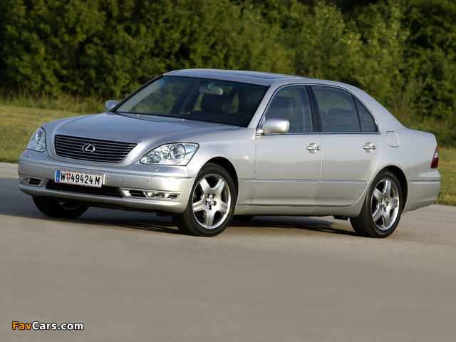 Pictures of Lexus LS 430 EU-spec (UCF30) 2003–06 (640 x 480)