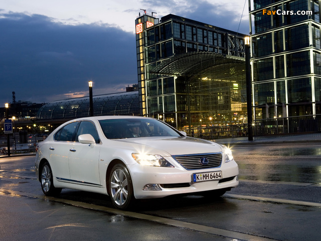 Pictures of Lexus LS 600h EU-spec (UVF45) 2007–09 (640 x 480)