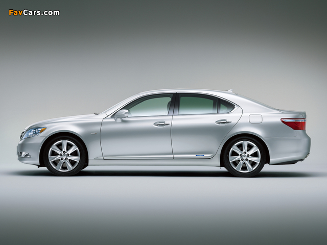 Pictures of Lexus LS 600h JP-spec (UVF45) 2007–09 (640 x 480)