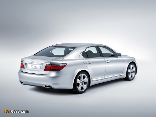 Lexus LS 460 EU-spec (USF40) 2006–09 wallpapers (640 x 480)