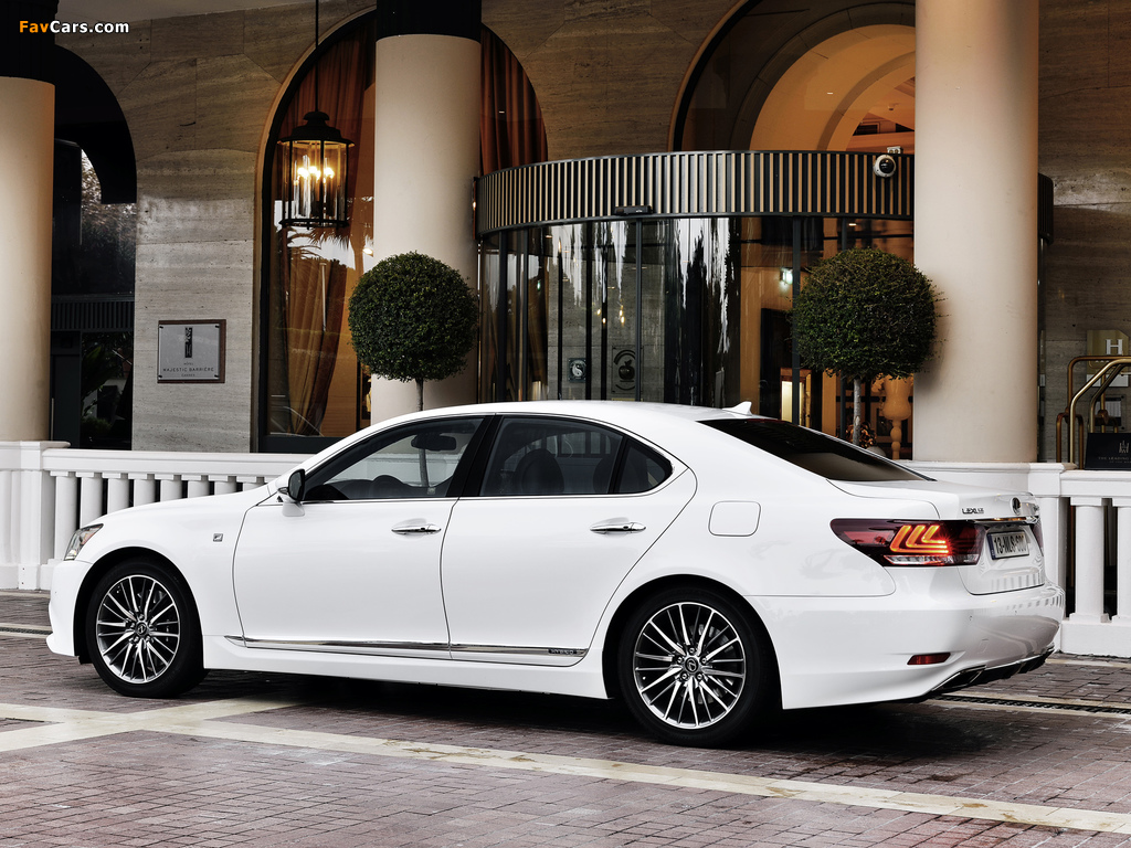 Lexus LS 600h F-Sport EU-spec 2012 wallpapers (1024 x 768)