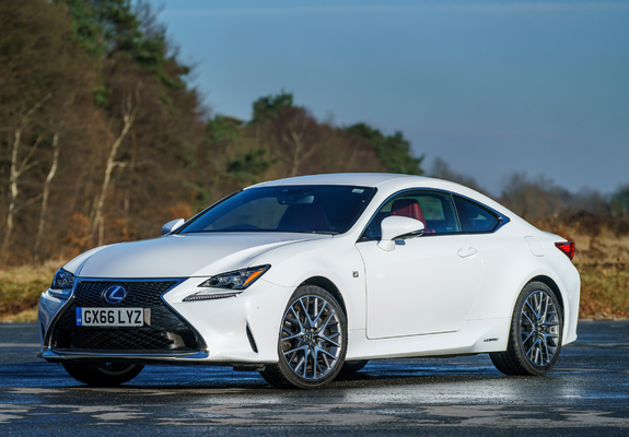 Pictures of Lexus RC 300h F-Sport UK-spec 2015